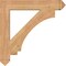 Ekena Millwork Imperial Arts & Crafts Smooth Bracket, Western Red Cedar, 5 1/2"W x 38"D x 38"H BKT06X38X38IMP03SWR - alternate 2